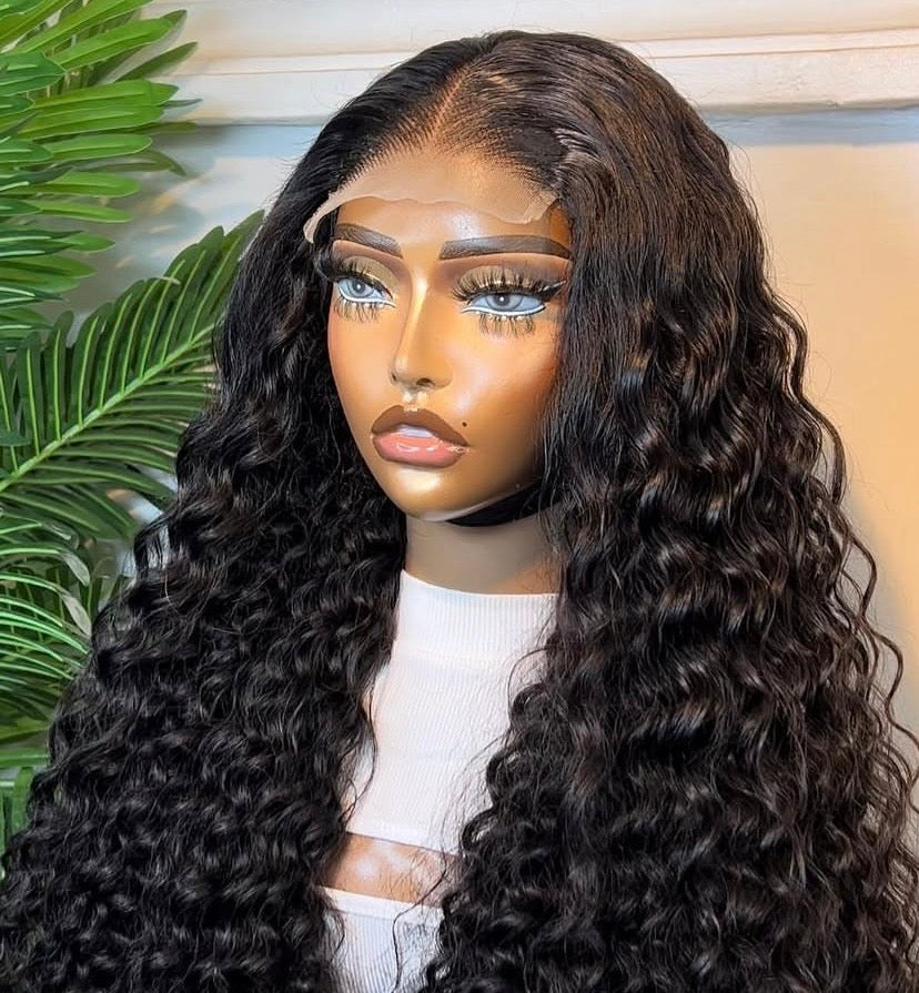 High-Quality 20 Inch RAW SDD Deep Wave Wig – 6×6 Closure, 100% Human Hair