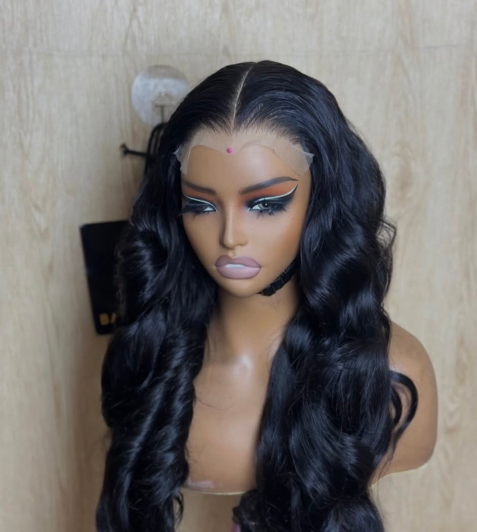 High-Quality 20 Inch RAW SDD Bouncy Curly Wig – 6×6 Closure, 100% Human Hair glueless