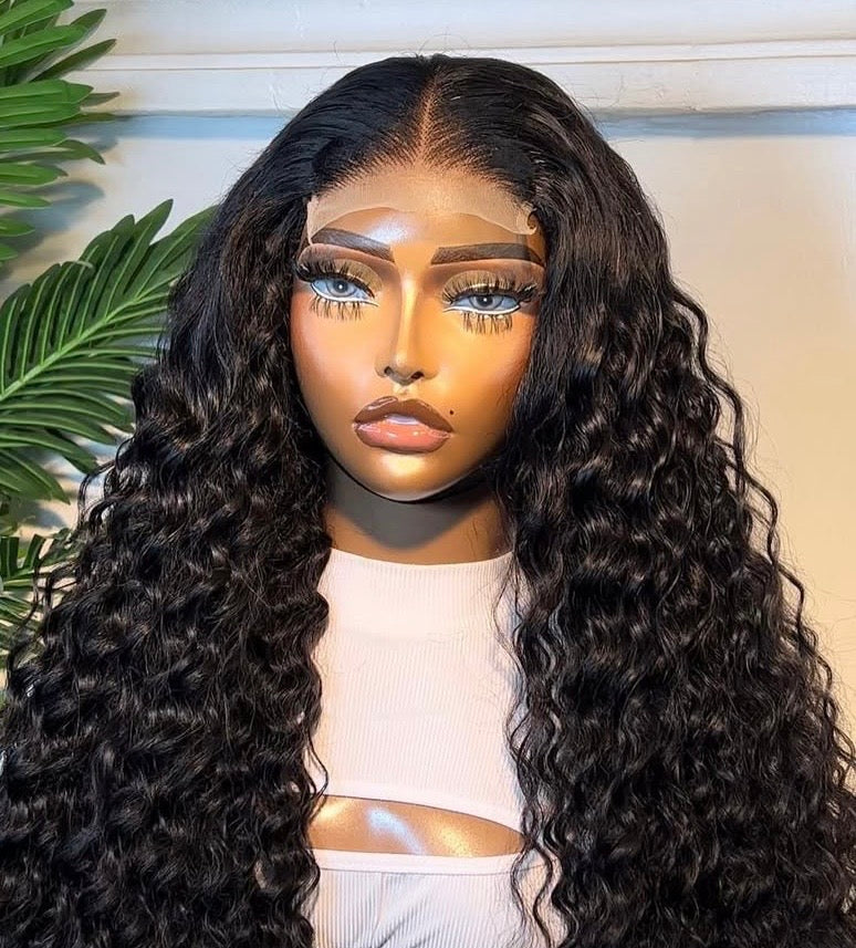 High-Quality 20 Inch RAW SDD Deep Wave Wig – 6×6 Closure, 100% Human Hair