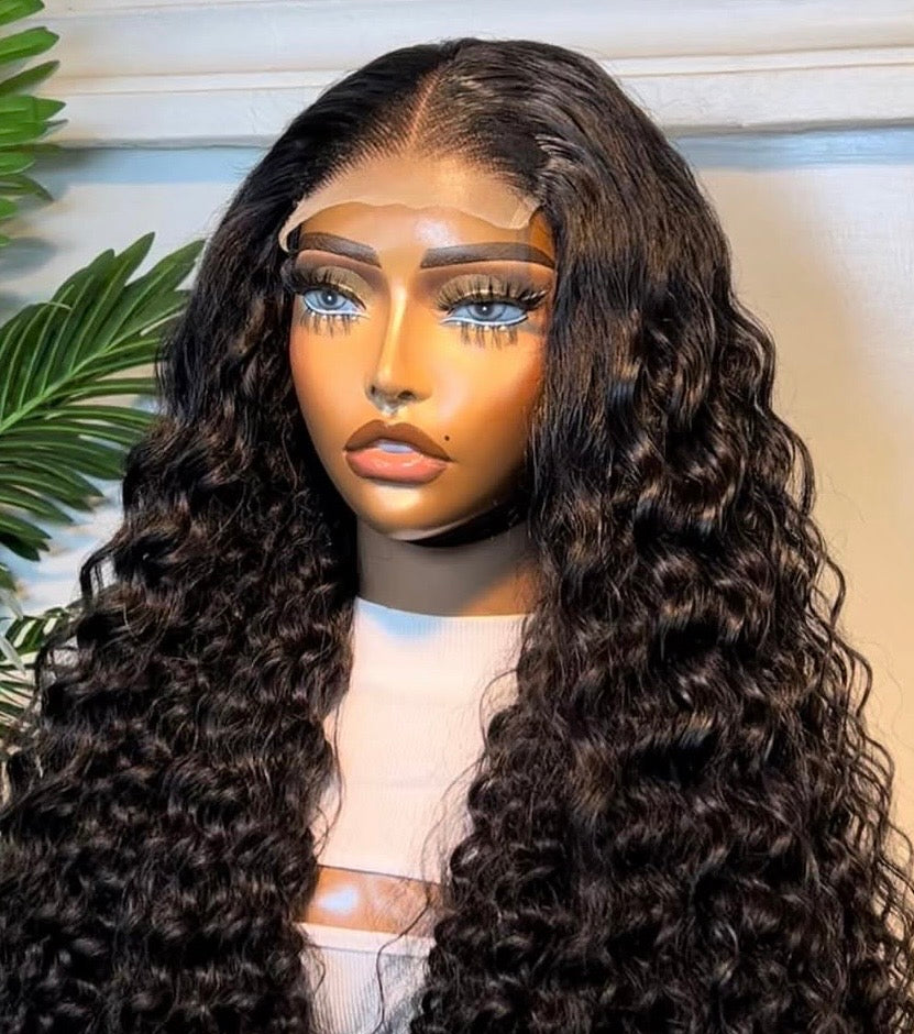 High-Quality 20 Inch RAW SDD Deep Wave Wig – 6×6 Closure, 100% Human Hair