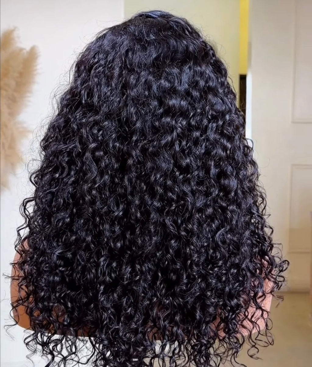 High-Quality 20 Inch RAW SDD Jerry Curly Wig – 6×6 Closure, 100% Human Hair